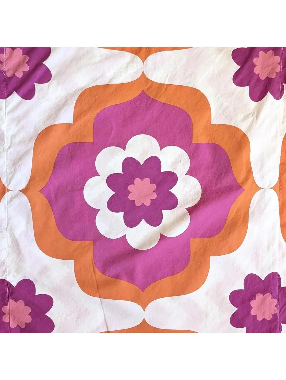 Jonathan Adler Happy Chic Pillow Sham with Vivid Pink & Orange Pattern